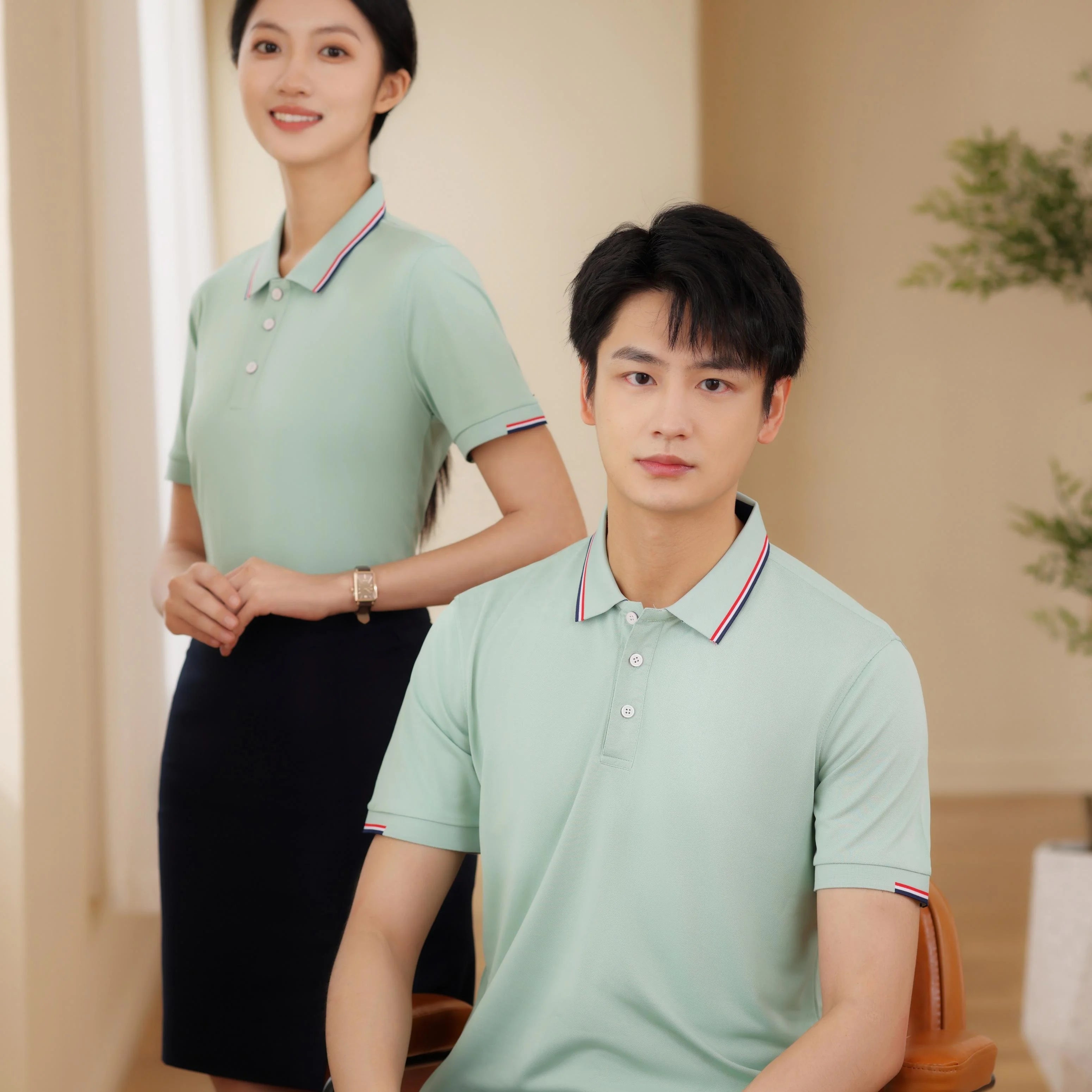 Breathable and Comfortable Casual Wear Sports Men Embroidered Technics  Custom logo Polo Shirt for Men