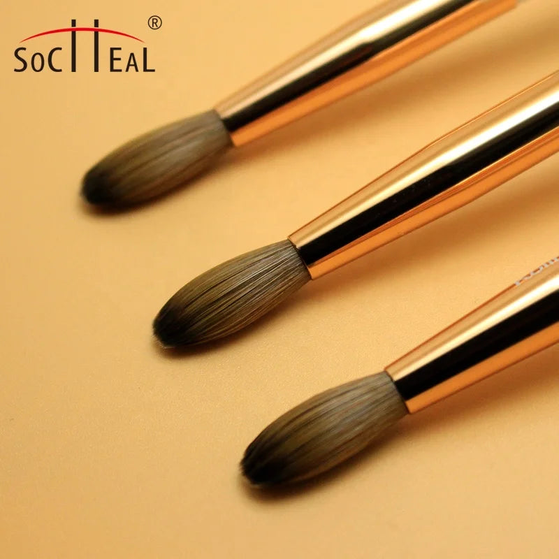 Yalixin White Handle Custom Logo 100% Pure Kolinsky Hair Round Head Pressing Head Acrylic Nail Brush for Acrylic Nails Art