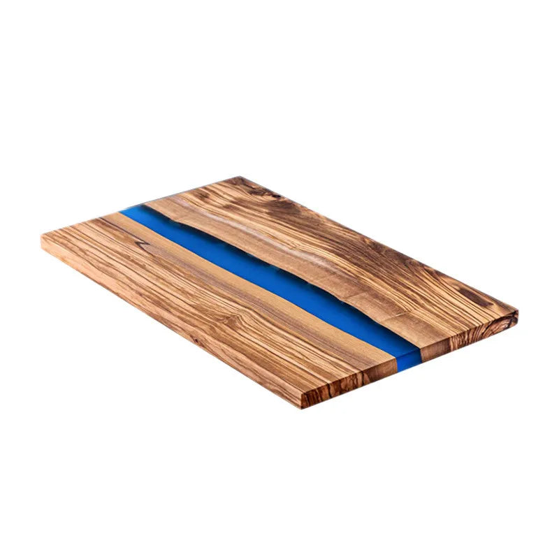 Olive Wooden Rectangle Resin Cutting Board