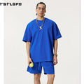 Custom 3D Printing High Quality 210gsm Cotton Designer Men's Gym T-Shirts Plus Size and Oversized-Knitted Fitness Clothing