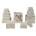 Wholesale Vintage Tiantigai Pink Jewelry Box with Velvet Paper for Rings Earrings Necklace Storage on Valentine's Day