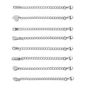 Stainless Steel Extension Extended Tail Chain Lobster Clasps Connector DIY Jewelry Making Findings Bracelet Necklaces