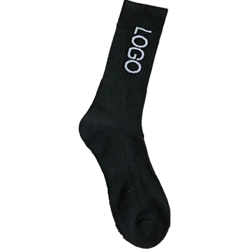 Custom Men's High Quality Crew Sports Knitted Nylon Breathable Antibacterial Available White Black for Spring Casual Use