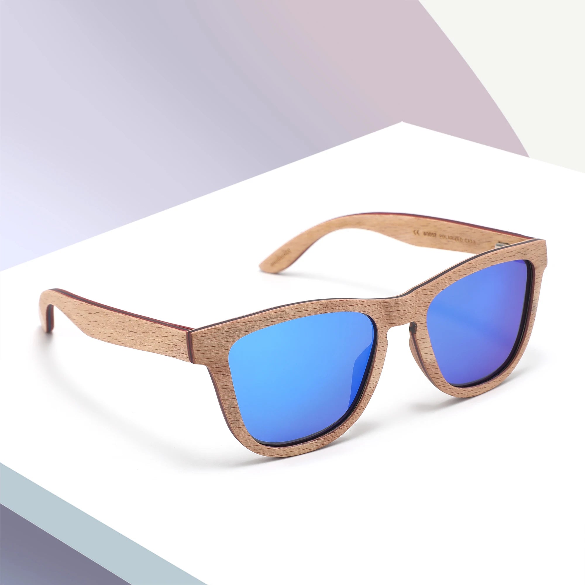 Wholesale Handmade Natural Wood Sun Glasses Custom Logo Polarized Lens Wooden Sunglasses