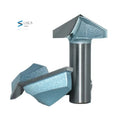 Tideway Industries Grade 1/2 Shank 120 150 Degree V-Type Woodworking Router Bit Engraving Bit