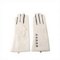 New Collection Genuine Sheepskin Leather Dress Gloves Ladies Soft Comfortable Wool Lining Daily Casual Party Wear Drive Style