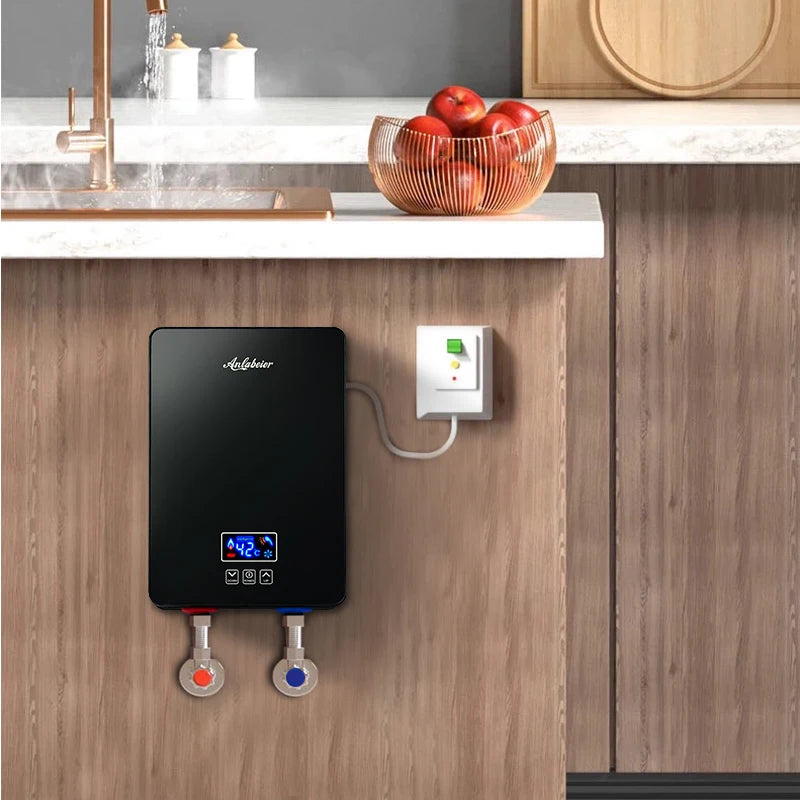 6000W China Supplier Factory Instant Shower Hot Tankless Water Heater for Shower Bathroom