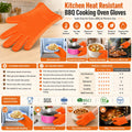 OEM ODM Silicone Oven Gloves Heat Resistant Waterproof BBQ Mitts with Custom Packaging for Kitchenware Brands Bulk Wholesale