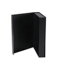 Customize Large Black Foldable Magnetic Closure Luxury Gift Cardboard Shipping Paper Box for Clothes Clothing T-shirt Packaging
