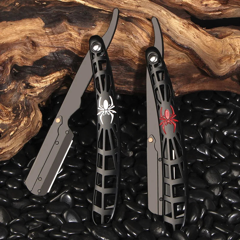 Unique Design Folding Razor Holders Factory Supply Men's Shaving Razor Straight Edge Barber Razor MegaBDM