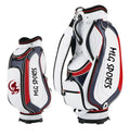 Wholesale Embroidered Logo Customized PU Leather Golf Tour Bag Golf Staff Bag