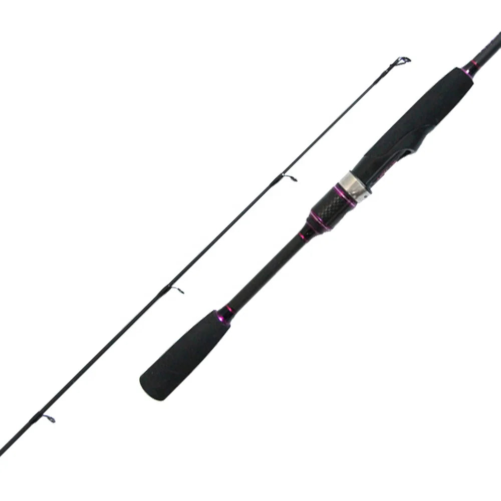 6 Feet 6 Inch 198cm Super Stiff Fast Action Light Weight 2 Section High Carbon Medium Heavy Spinning Fishing Rod