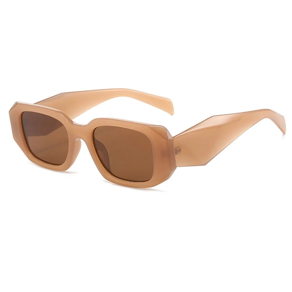 Sparloo 10780 Retro Cream Brown Sunglasses OME with UV400 Optical Acrylic Lenses and PC Frame Cheap Option