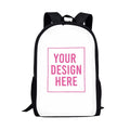 Print on Demand Custom Children School Bags Girls Mochila Escolar Schoolbags Vintage Fabrics Kids Boys Bagpack Pattern MOQ 1