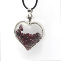HZ Factory Direct Supply of Crystal Heart Pendant Necklace Natural Gemstone Jewelry Pendant Customization Wholesale Crystals