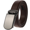 LY33-22341-1  3.0CM Men's Cowhide Belt Trousers Belt With Automatic Buckle