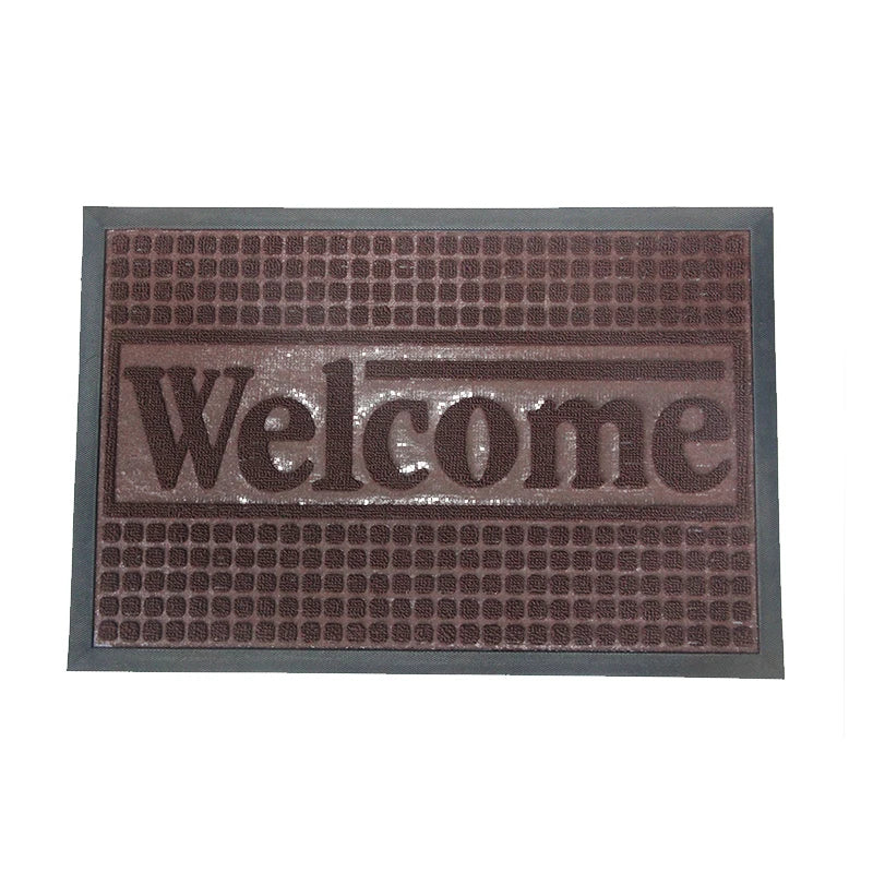 New Type Modern Cushioned Embossed Velour Recycled Tyre Waterproof Anti Slip Reversible PET Friendly Rubber Mats MegaBDM