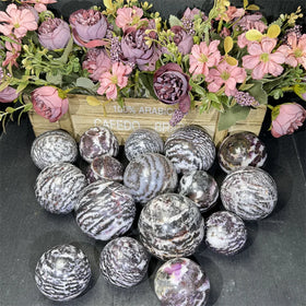 Top Selling Natural Crystal Fengshui Healing Stone Ball Stone Sphalerite Sphere for Home Decoration