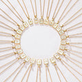 Hot Selling 18k Gold Plated A-Z Letter Stainless Steel Jewelry Personalized square Shell Pendant Dainty Initial Necklace Women