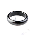 Factory Price Genuine Hematite Rings in Stock Fashion Jewelry Top Quality Smooth 6 mm Width Weight Losing Magnetic Hematite Ring