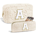 A-Z Letter Cosmetic Bag Travel Women Makeup Bag Cosmetics Storage Organizer