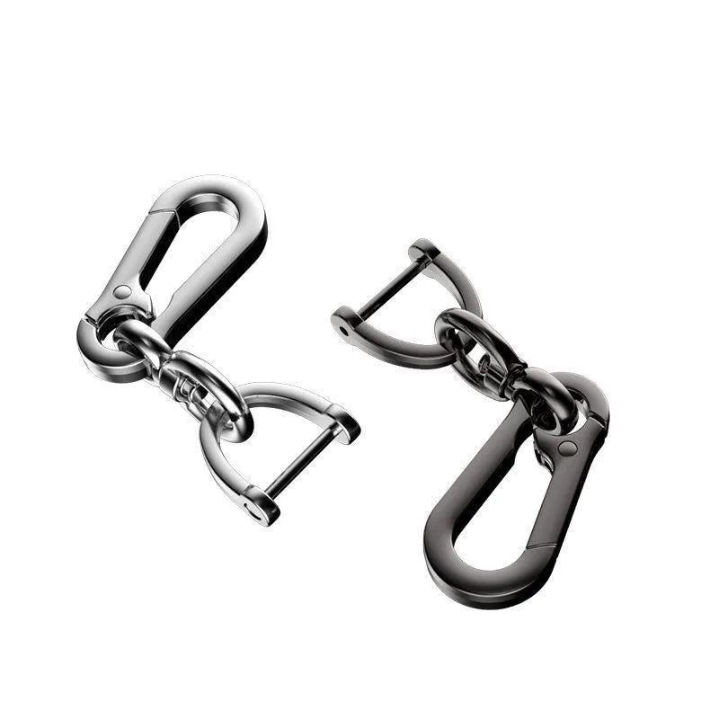 Creative Metal Car Keyring Keychain Men's Key Chain Holder High-Quality Horseshoe Buckle Hanging Key Ring Accessories