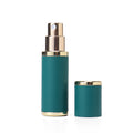 Supplier Mini 5ml 9ml 10ml Easy Carry Empty Bottom Fill Leather Perfume Bottle With Twist Atomizer Spray