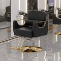 Wholesale Modern Leather Shampoo Chair for Salon Hair Cutting Reclining Design Commercial Use Comfortable Durable