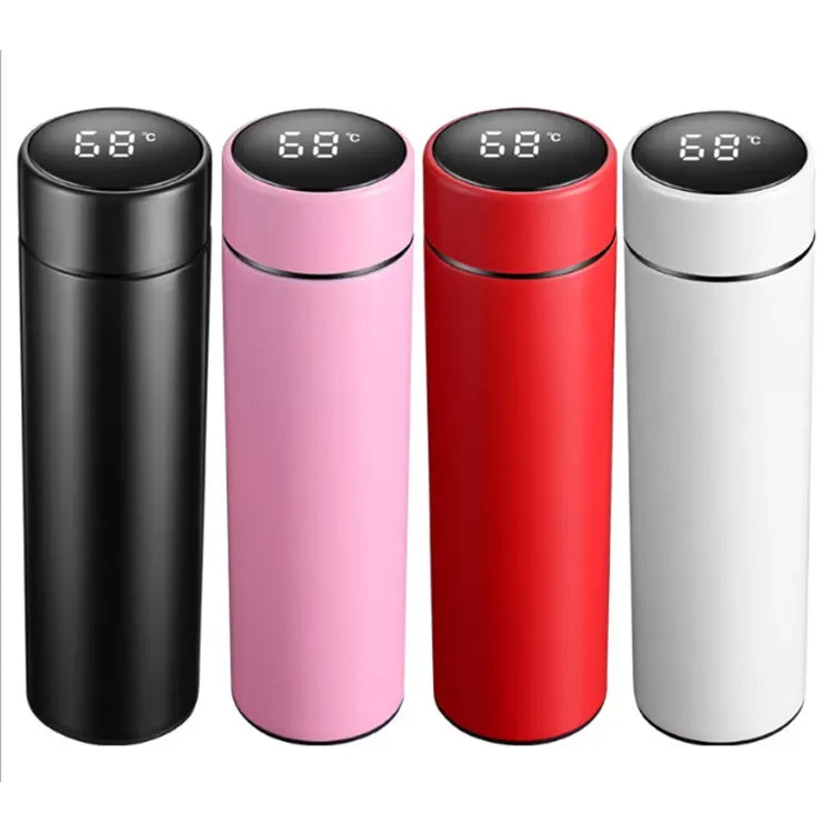[JT-F500]500ml Smart Water Bottle Led Digital Temperature Display Vacuum Flasks Stainless Steel Water Bottles