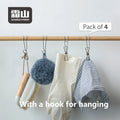 SHIMYAMA Practical Storage Clips with Hanging Laundry Hook Hanging Clothes Pin Stainless Steel Hanger Clip