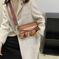 Wholesale Shoulder Lading Bag Unique Purses Handbags Tassel Canvas Crossbody Shoulder Bag