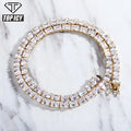 Top Icy Wholesale Custom Iced Out Jewelry Necklace CZ Necklace Bracelet Tennis Chain