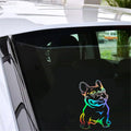 French Bulldog Sticker Car Window Motorbike Windscreen Laptop Vinyl Decal Gift Die Cut Decals Latop Window Glass Vinyl Sticker