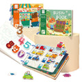 Hot Sale Preschool Sensory PaperPuzzle Toy Montessori Educational Toys Stickers Learning Animal Farm Busy Quiet Book for Kids