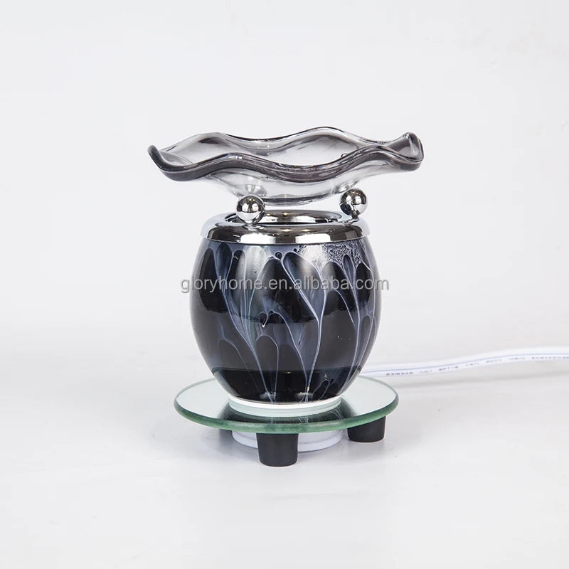 Hot Sales Creative Aromatherapy Lamp Fragrance Bedside Bedroom Lamps for Night Glass Incense Burner