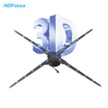 Easy Installation 100cm 3D Hologram Advertising Display Floor Hologram Fan Versatile Advertising Equipment
