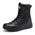 Greatshoes Mens Boots Hunting BootsBlack Leather Boots High Top Boots for MenAnti-Slip Boots Desert Boots