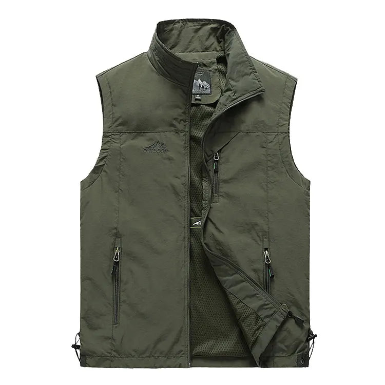 Hot Sale Waterproof Leisure Travel Gilet Quality Casual Outdoor Fishing Vest