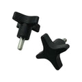 High Quality M6 M8 M10 Cabinet Door Handle Knob Horn Cross with Four Stars Adjustable for Kitchen Drawers Furniture Accessories
