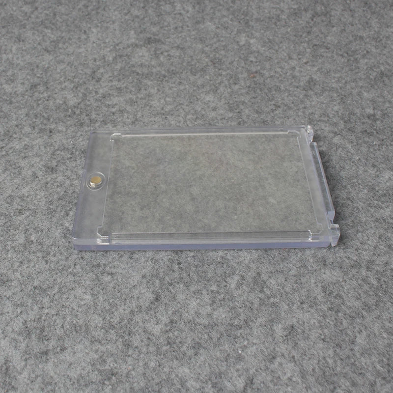 UV Protection Magnetic Card Holder Case Clear Acrylic Holder Credit Card Sleeves
