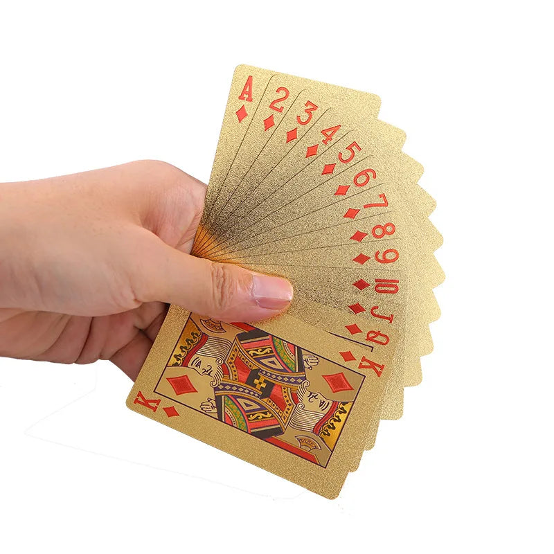 Wholesale 100% Quality PVC Waterproof Playing Cards Best Custom 100 Normal CMYK Print Cheap Sequin New Poker Design