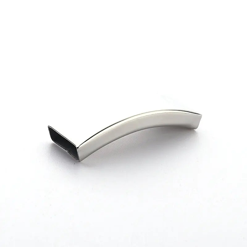 Stainless Steel Slide Tube Curved Beads for Jewelry Making Findings Slider Bracelet Components