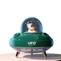New Arrival 400ml UFO Double Nozzle Ultrasonic Air Humidifier USB Rechargeable Portable Cool Mist Humidifier Hotel & Car Use