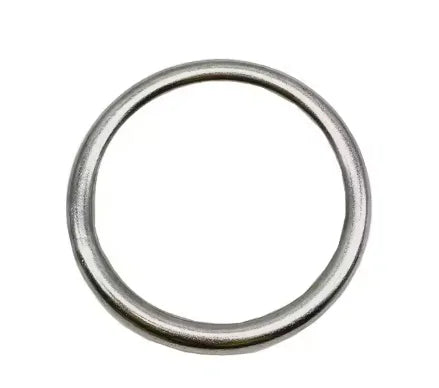 High Polished Ring 3mm/4mm/5mm/6mm/7mm/8mm/10mm Sizes SS 3 Layer Wire Rope Thimble High Metal Plastic Connector Hardware Box
