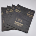 Luxury Custom Logo Printing Decorated Clothes Packaging Gift Wrapping Black Gold Tissue Paper Sheets