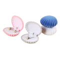 Custom Packaging Packing Gift Paper Earring Shell Shape Jewelry Ring Box