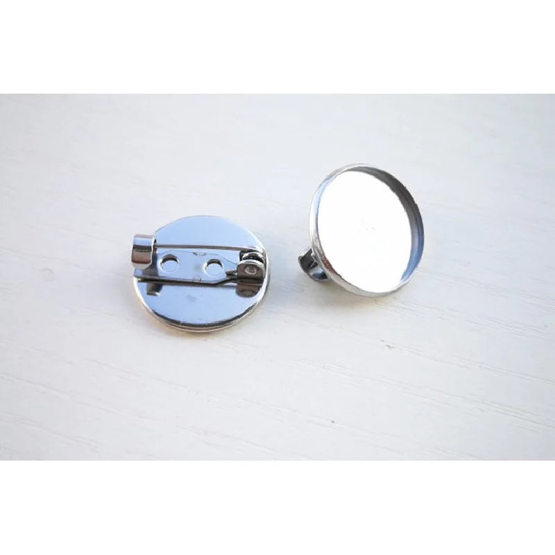 316 Stainless Steel with Tray Base Brooch Pin Badge Corsage Clothing Bag DIY Accessories