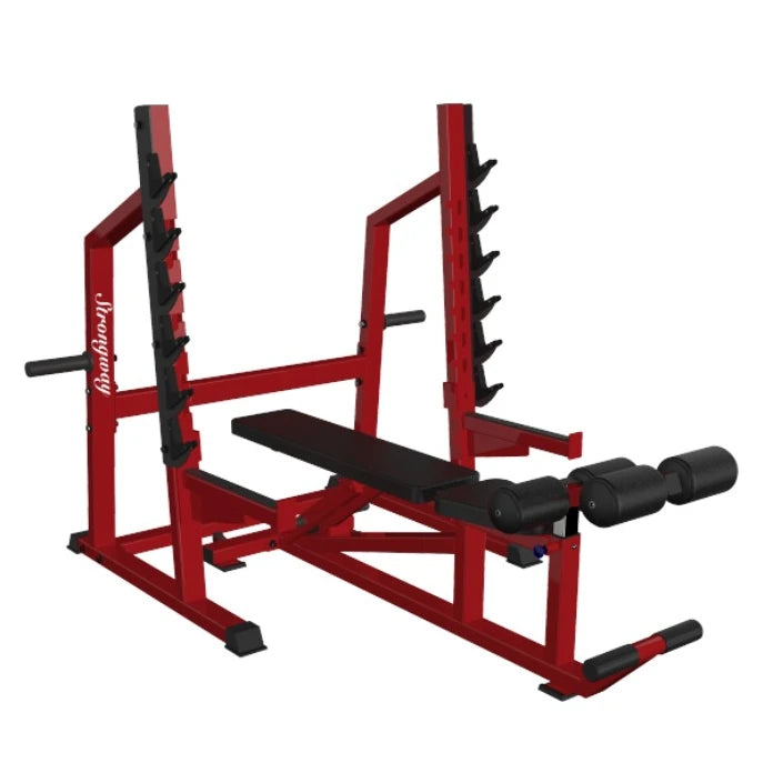 Gym Equipment Fitness Machine Press and Squat Rack Professional Adjustable Incline Commercial Flat Decline Weight Bench