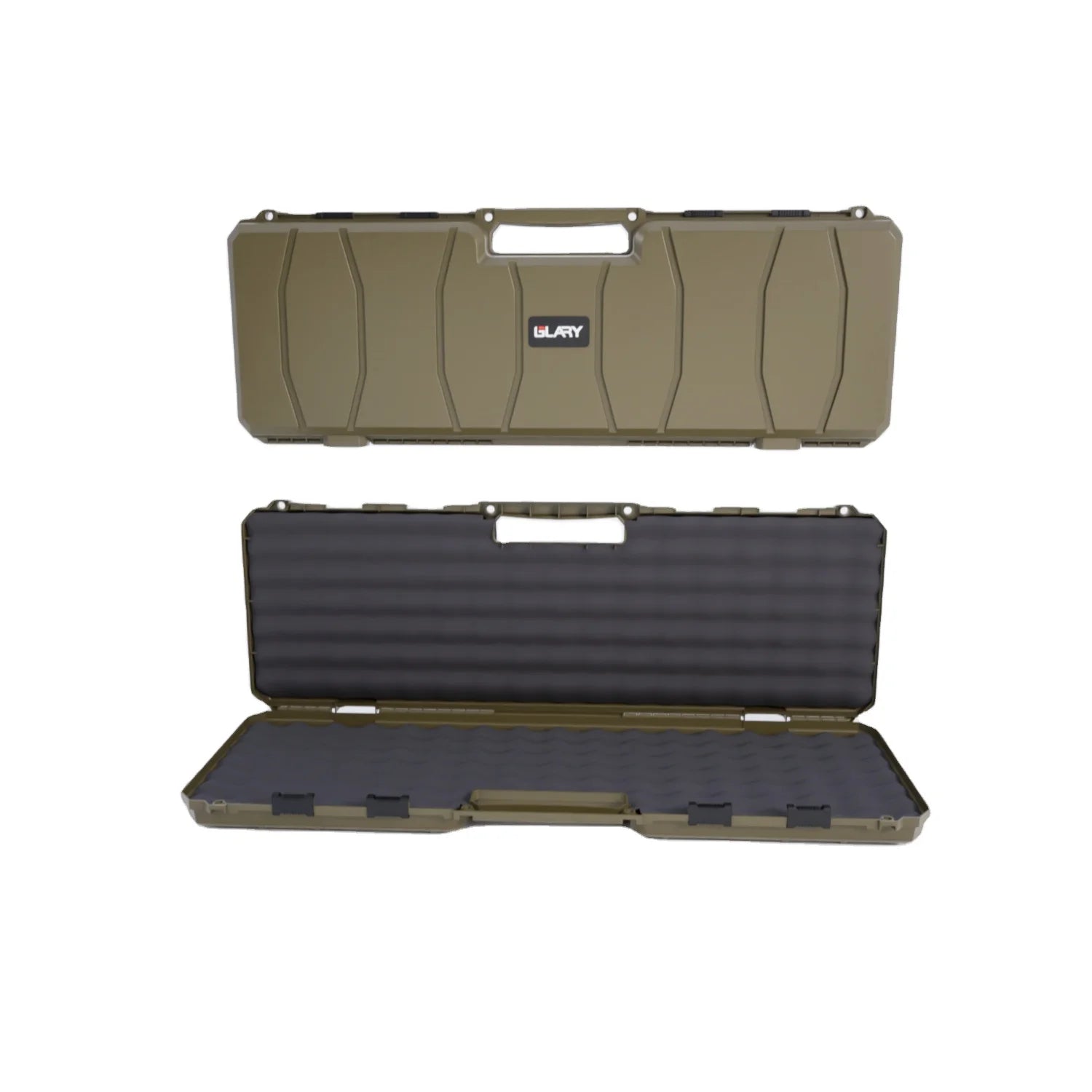 GLARY Wholesale Long Gun Safe case Box With Foam Lightweight Plastic Box case for Guns Universal Gun case Tool Box Outdoors