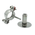 High Quality O.D 89 102mm Stainless Steel 304 Adjustable Chassis Bracket Fixed Bracket M8 Fixed Pipe Clamp Scalable 50-100mm Pipe Bracket